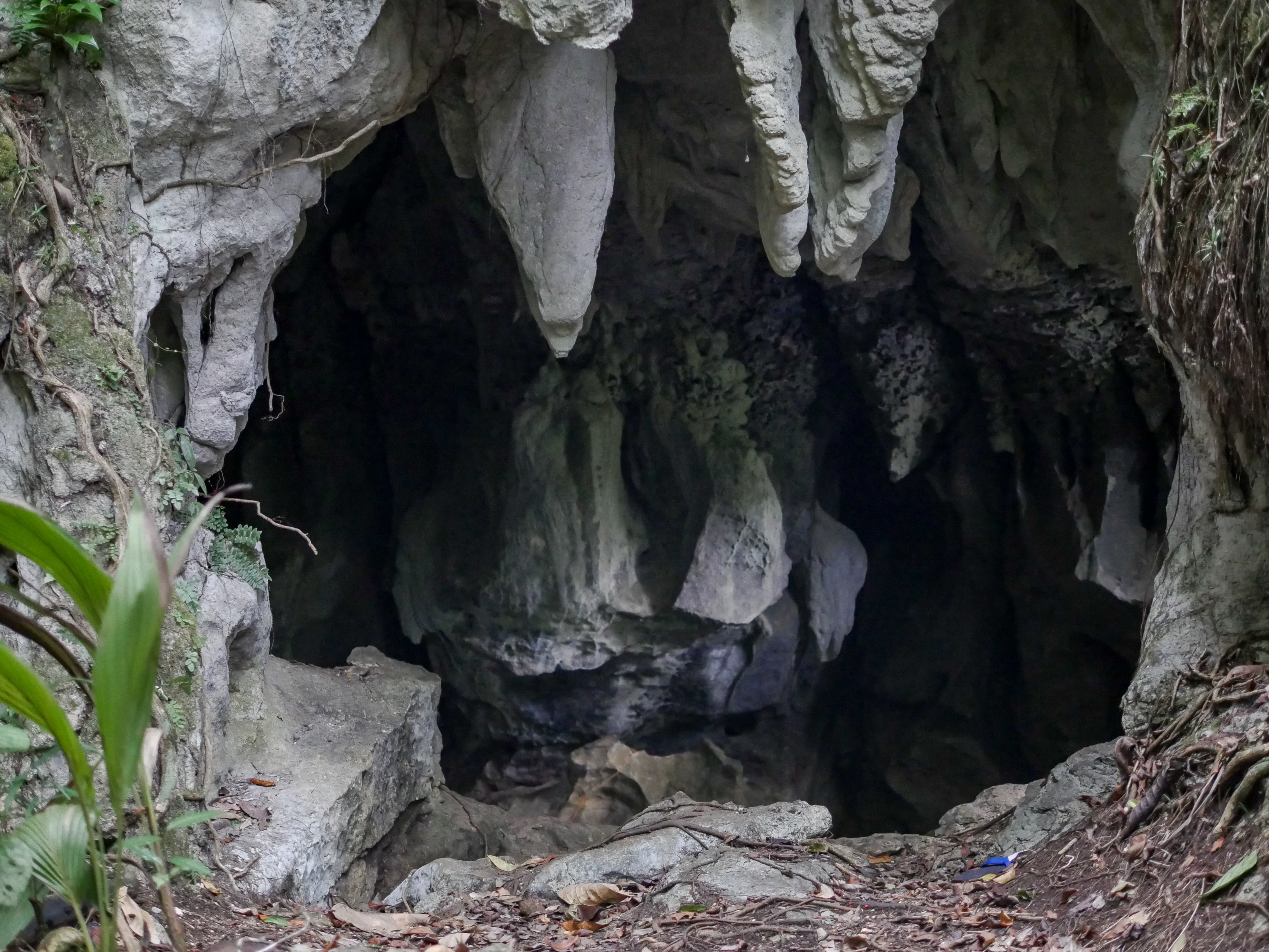tayangban cave in siargao island philippines